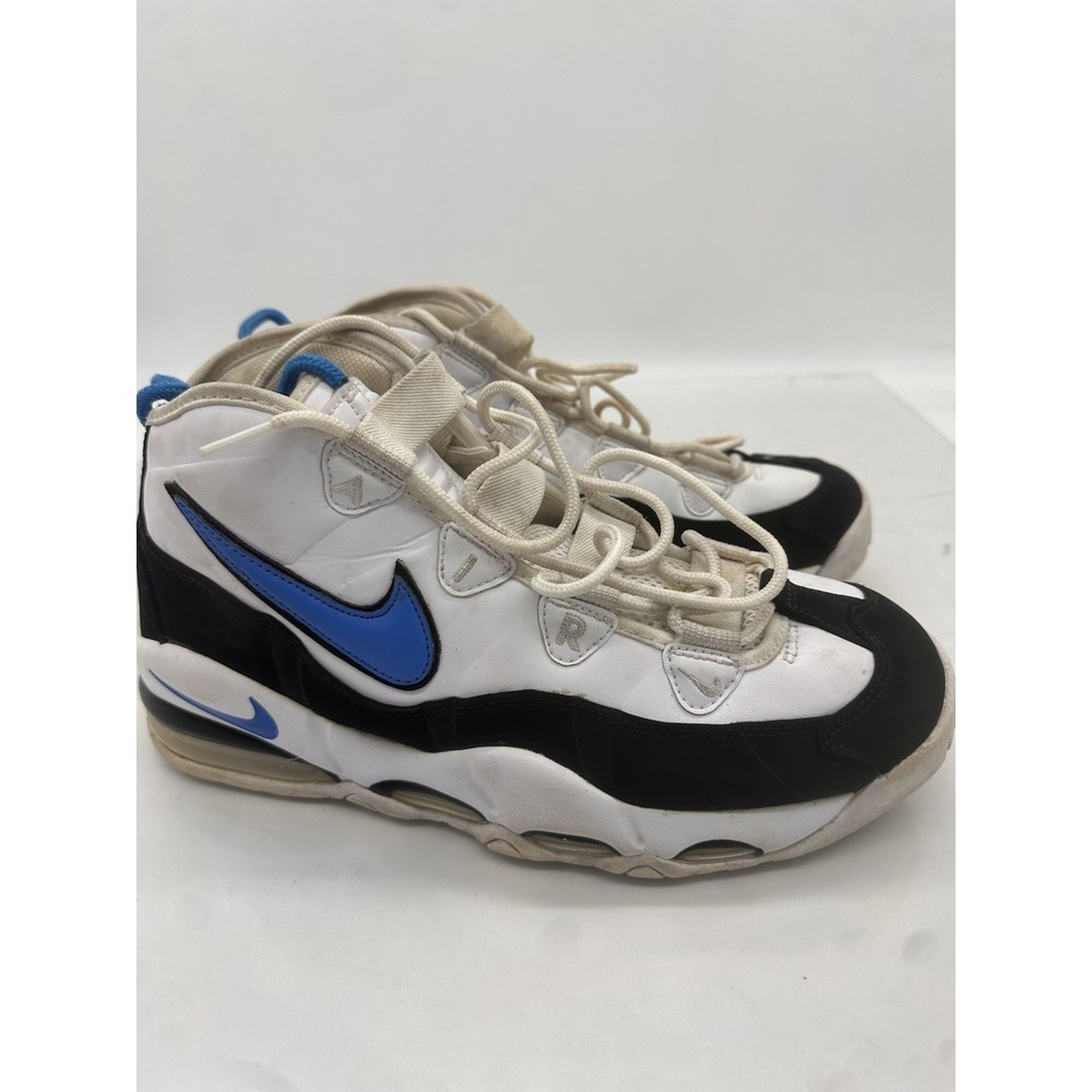 Nike Air Uptempo White Black Blue – Men's US 11 Used